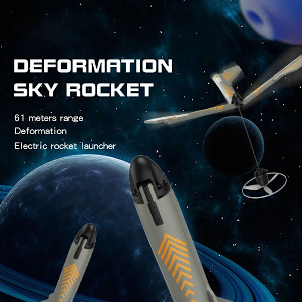 Elektrisk raketgevär Leksaker Motoriserad Air Rocket Model