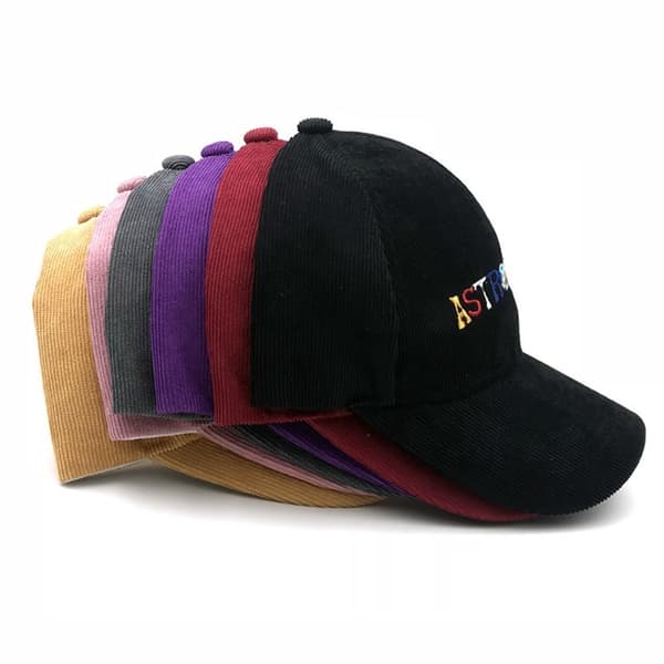 Baseballcaps brodert hatt RØD red