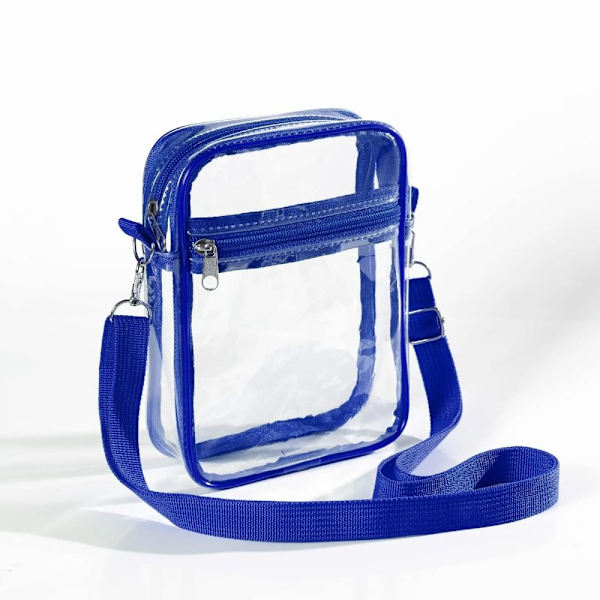 Axelväska Transparent Handväska BLÅ blue