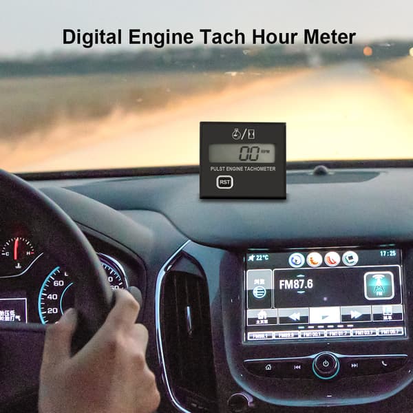 Turteller Timeteller Måler Induktivt Speedometer ENKELKNAPPER Single Buttons