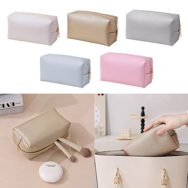 Make Up Taske Kosmetiktaske HVID L White L