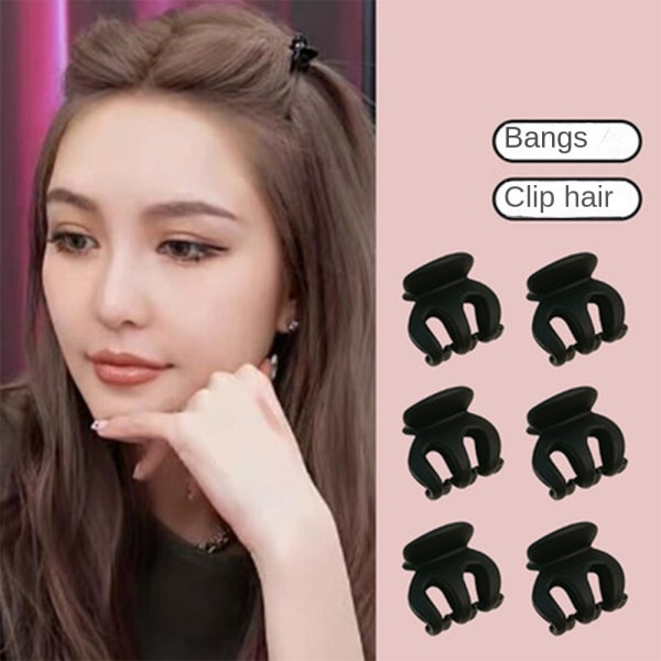 10 kpl Hair Claw Hair Side Clip COFFEE Coffee