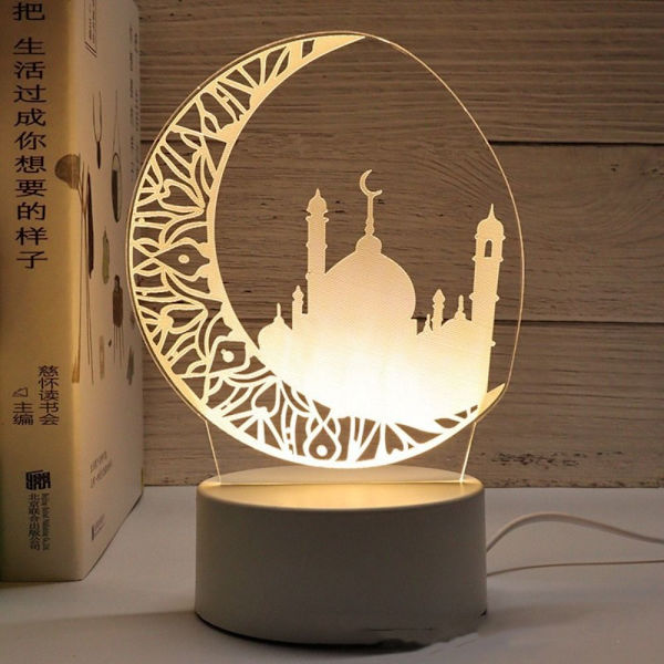 Akryl nattljus 3D LED-ljus F F F