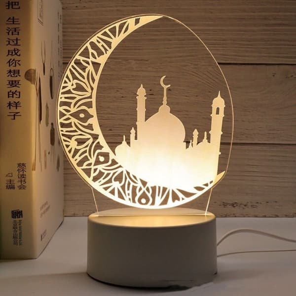 Akryl Nattlys 3D LED Lys G G G