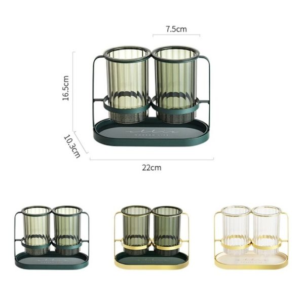 Chopstick Barrel Double Layer Lagring 2 2 2