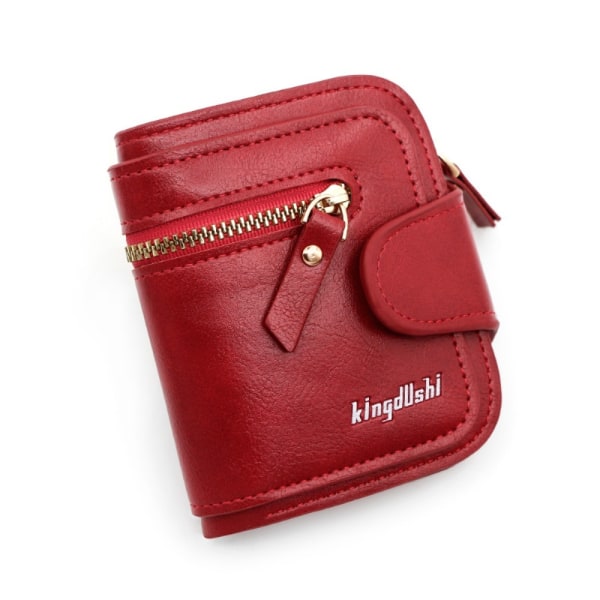 Kort lommebok Lommebok med stor kapasitet RØD red