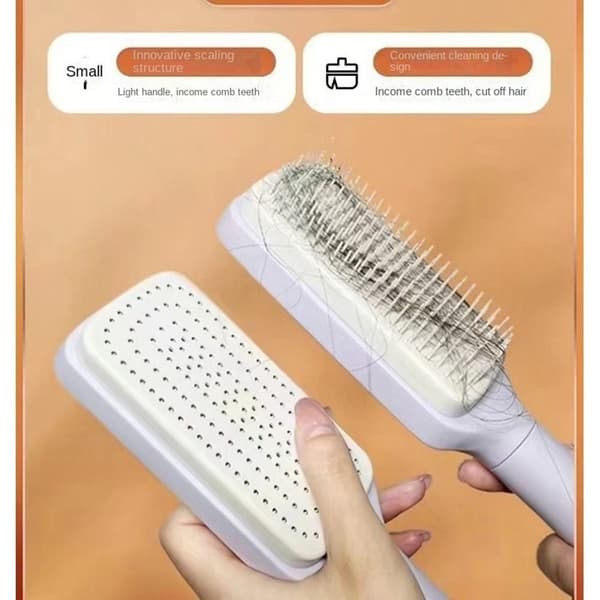 Hårkam Massagekam GRÅ grey