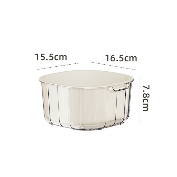 Tömkorg Grönsakstvättställ VIT 1,2L 1,2L white 1.2L-1.2L