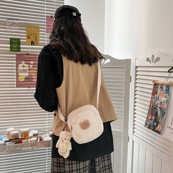Korean Style Håndtasker Søde Små Tasker HVID white