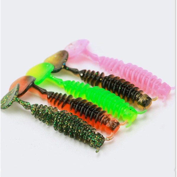 Fiske Soft Lures Fiske Jig Lure SVART&GULL black&gold