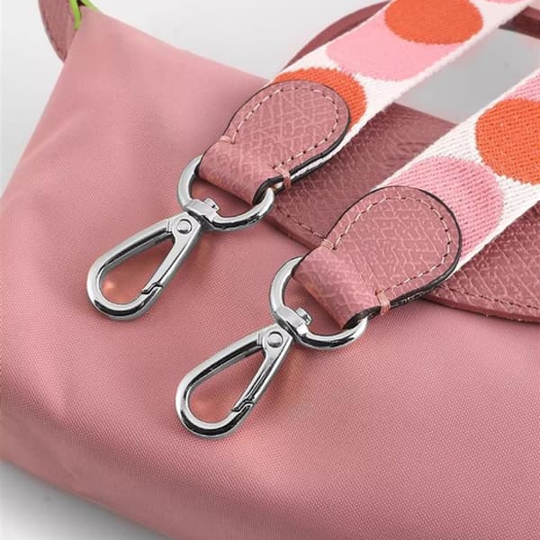 Ekte Lærreim Transformasjonsspenne ROSA SØLVSPENNE Pink Silver Buckle