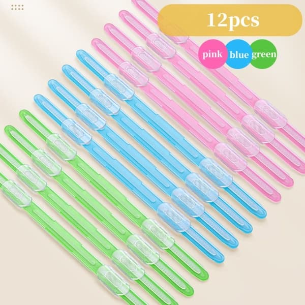 12 stk Bindeklipsstripe Løsbladklips C C C