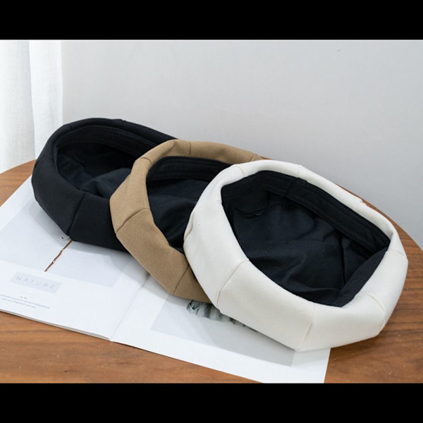 Dame Berets Vinterhatte KHAKI Khaki