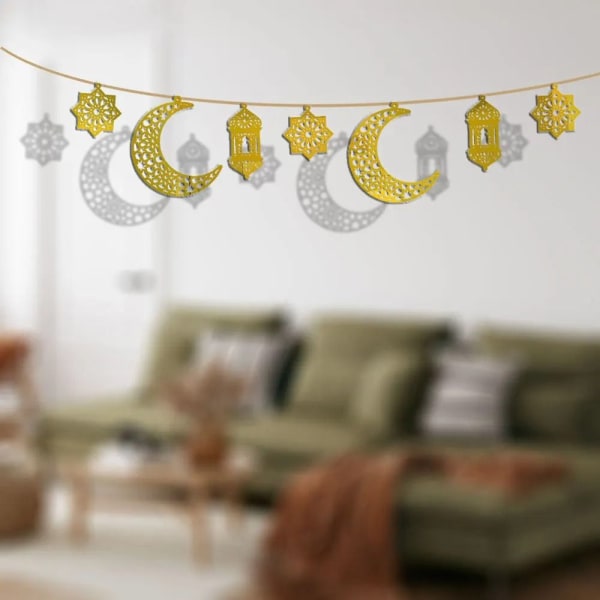 Moon Star Lantern Pendant Eid Pendant C C C