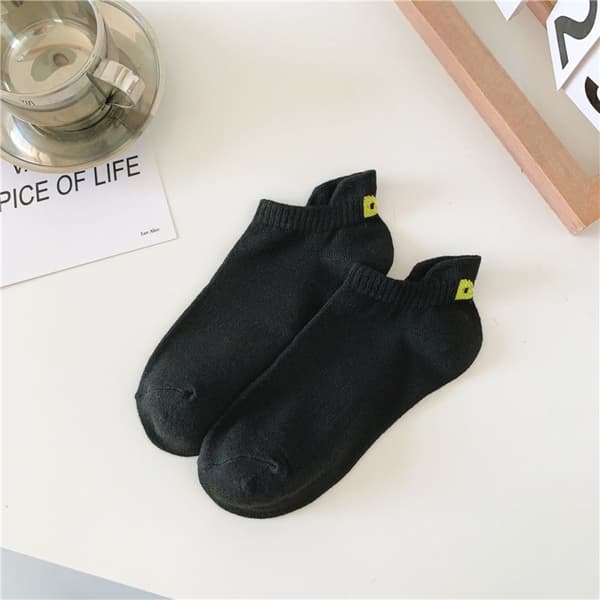 Båtsockor Sportstrumpor SVARTA black