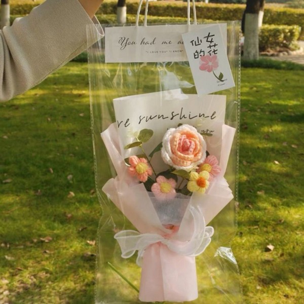 Solsikkegarnbuket Blomsterbuket A1 A1 A1
