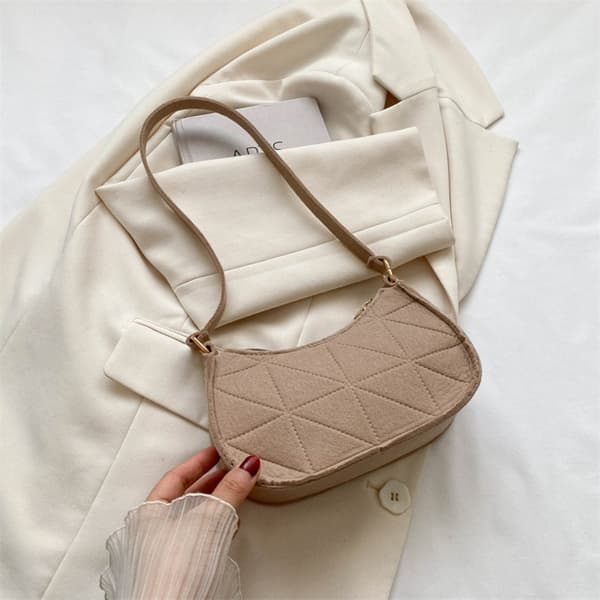 Axelväska Underarmsväska KHAKI Khaki