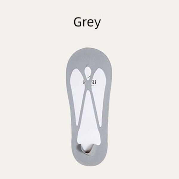 Båtsockor Ice Sidenstrumpor GRÅ grey