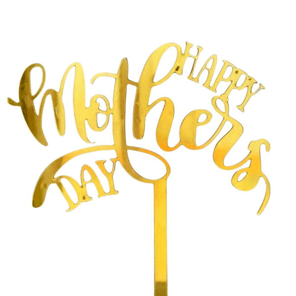 5 stk/sæt Happy Mothers Day Cake Toppers Mothers Day Party 8