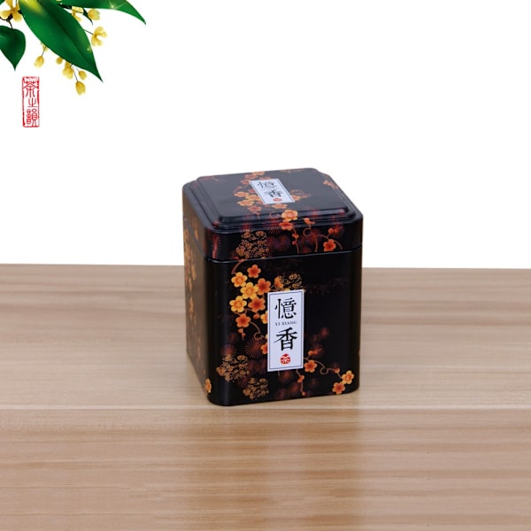 Mini Iron Box Small Square Tea Jar 9 9 9