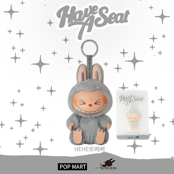 Högkvalitativ POP MART LABUBU 2.0 Monster Spännande Macaron Plyschdocka Leksak Blind Box 1 st LABUBU 2.0 pattern 3
