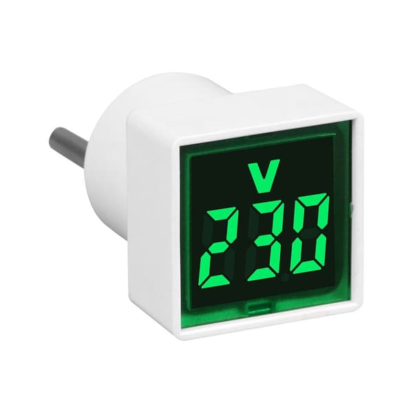 Fyrkantig Voltmeter Spänningsmätningsmonitor 2 2 2