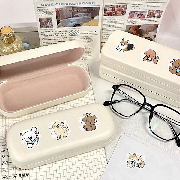 70 stk Stupid Cute Dog Stickers Graffiti Sticker Ornament