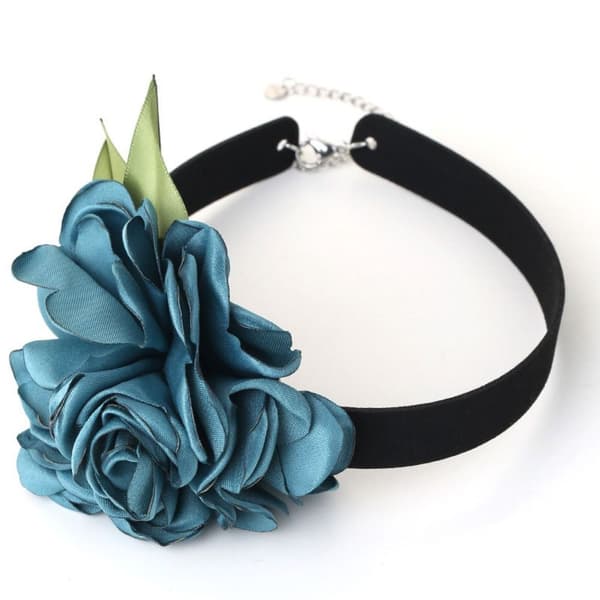 Blomsterchoker Halsband 4 4 4
