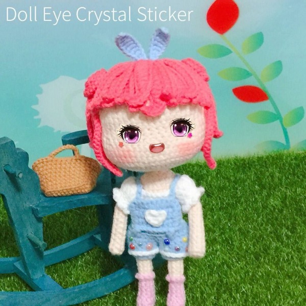 Cartoon Eyes Stickers Anime Figurine Doll 8MM 8MM 8mm