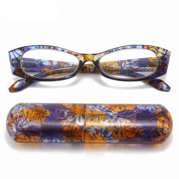 Läsglasögon med lådglasögon BLÅ 200 200 blue 200-200