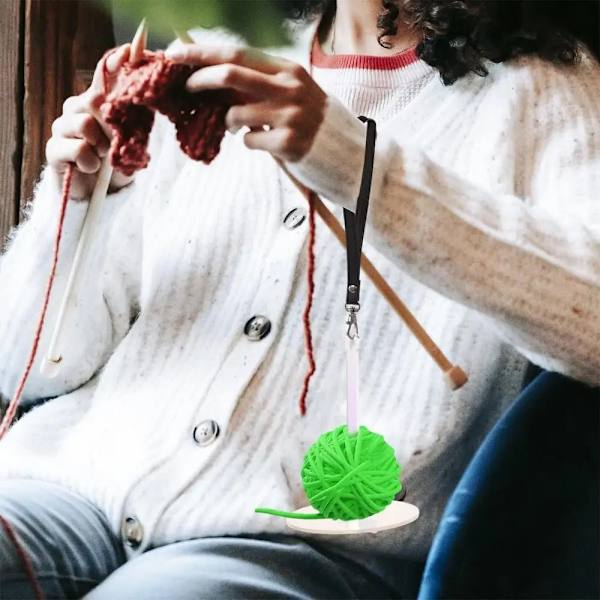Handledsgarnhållare Garnbollshållare VIT white