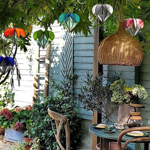 3D Hjerte Vedhæng Solfanger Pynt B B B