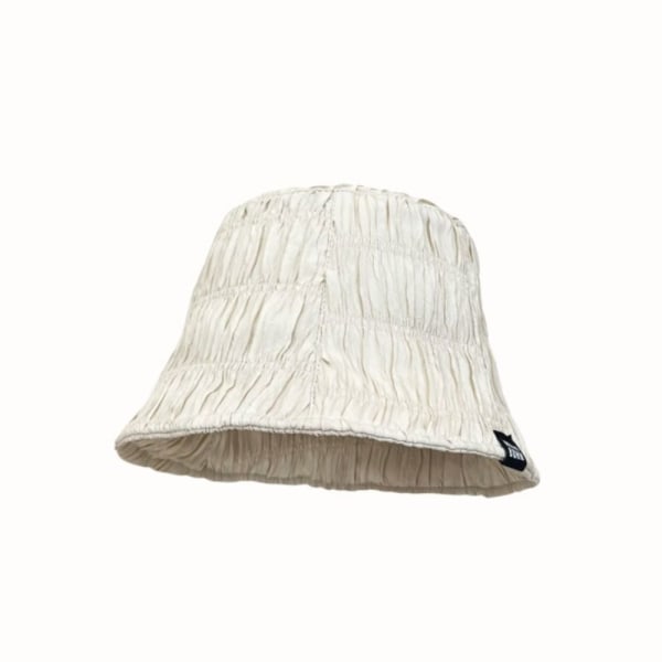 Bubble Bucket Hat Fisherman Caps HVIT White
