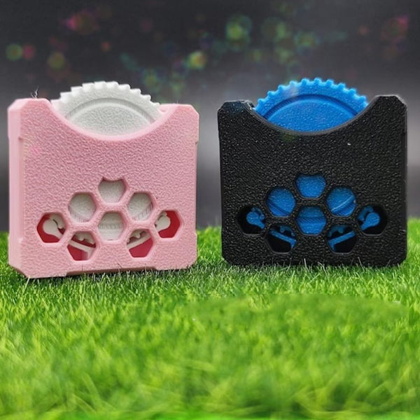 Fidget Click Wheel Toy Clicking Wheel Fidget SVART RÖD SVART Black Red