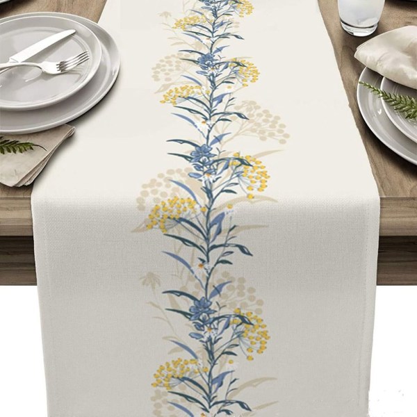 Bordslöpare Blommabord Flagga STIL 4 STIL 4 style 4