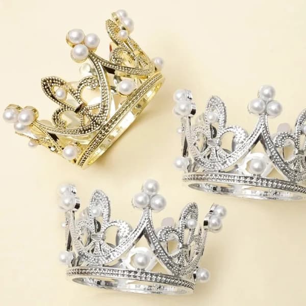 Mini Crown Princess Tiara HOPEA silver