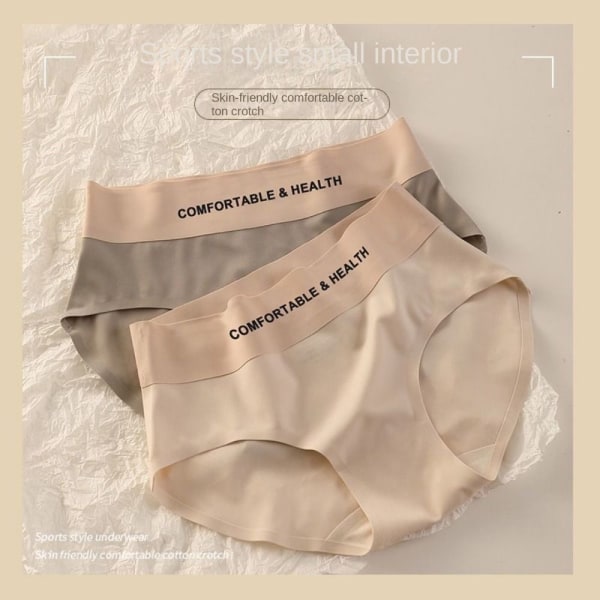 Invisible Ice Silk Trosor Dam Seamless Trosor CHAMPAGNE L champagne L