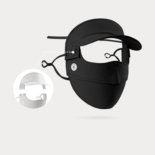Hat Mask Ansiktstäckande SVART black