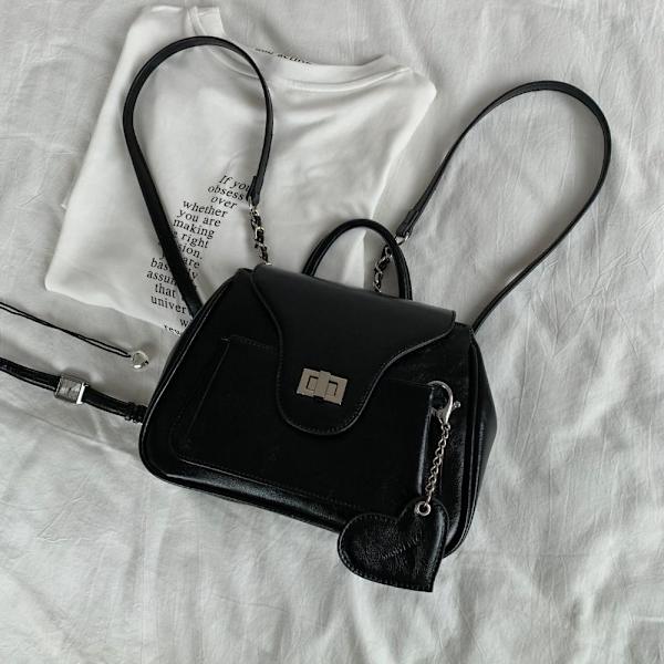 Kvinder Rygsæk Mini Håndtasker SORT black