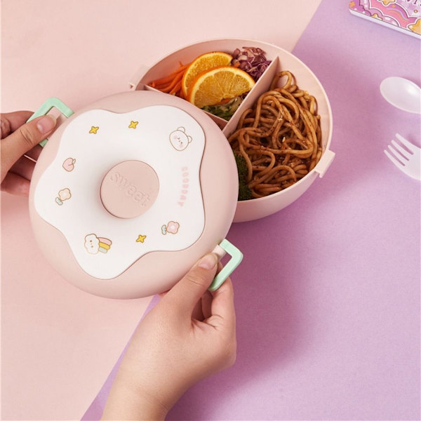 Lunchbox Fack Matlåda ROSA pink