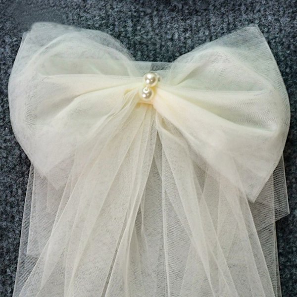 1 Par Spets Sjal Bröllop Cape DEEP IVORY DEEP IVORY Deep ivory