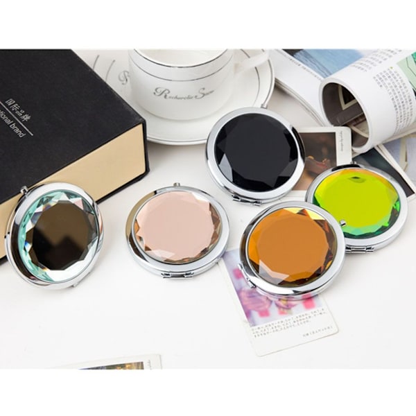 Kosmetisk spejl krystal makeupspejl HVID White