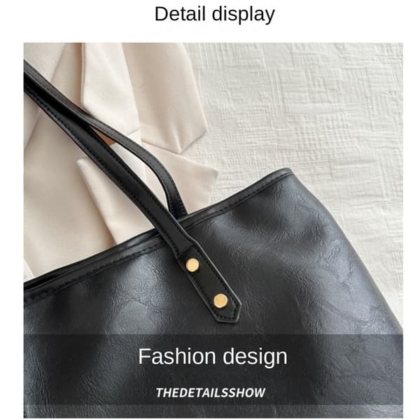 Skuldertaske Shopper SORT Black