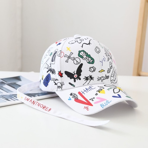 Graffiti basebollkepsar Cap VIT 3 3 white 3-3