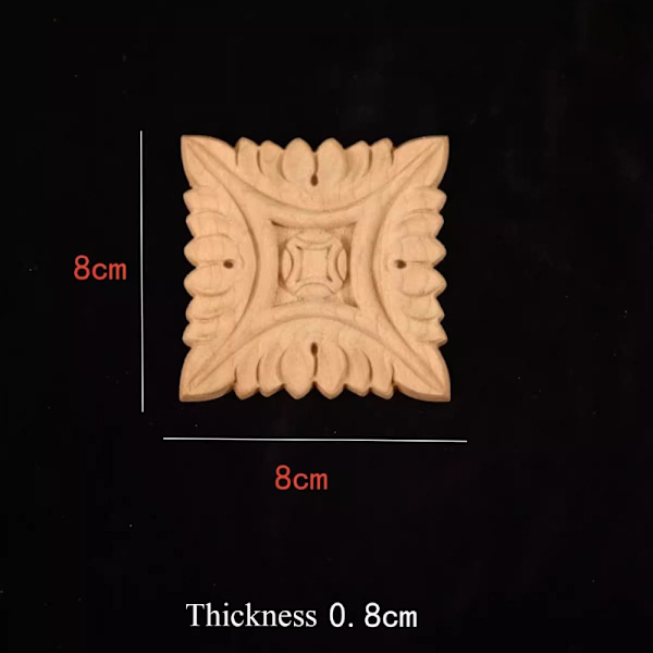 Treskårne håndverk Trefigurer Håndverk 8X0.8CM10 10 8x0.8cm10