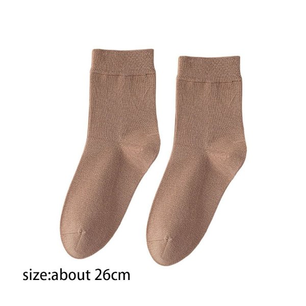 Herre Benløse Sokker Sommer Tynne Sokker BRUN brown