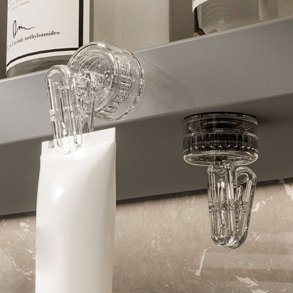 Sugpropp Förvaringsklämma Kylskåpsmagnet TRANSPARENT transparent