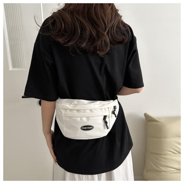 Messenger taske skoletasker SORT Black