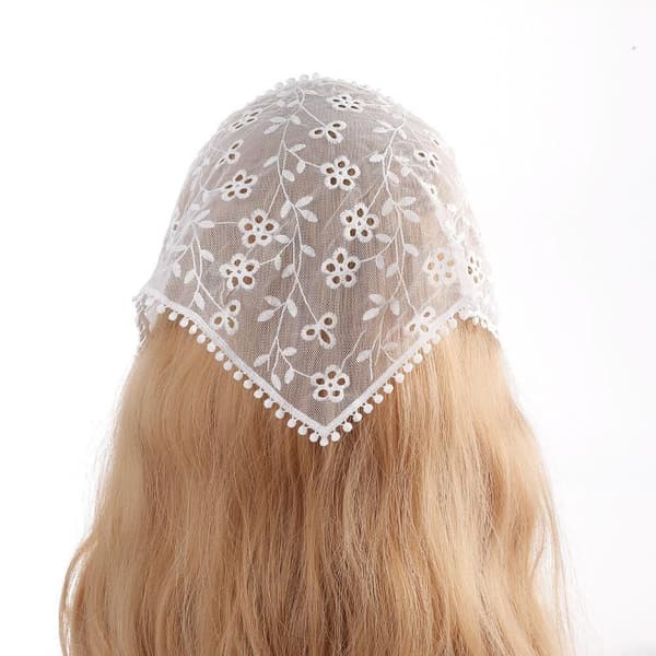 Blondehodebånd Blomst Turban Skjerf 5 5 5