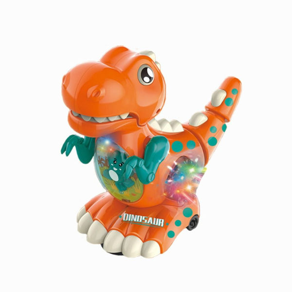 Kravlende Dinosaur Baby Legetøj Aktivitet Dinosaur Legetøj ORANGE orange